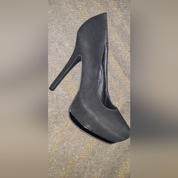 Anne Michelle size 10 6inch faded suede platform heels not worn but look it - Picture 12 of 12